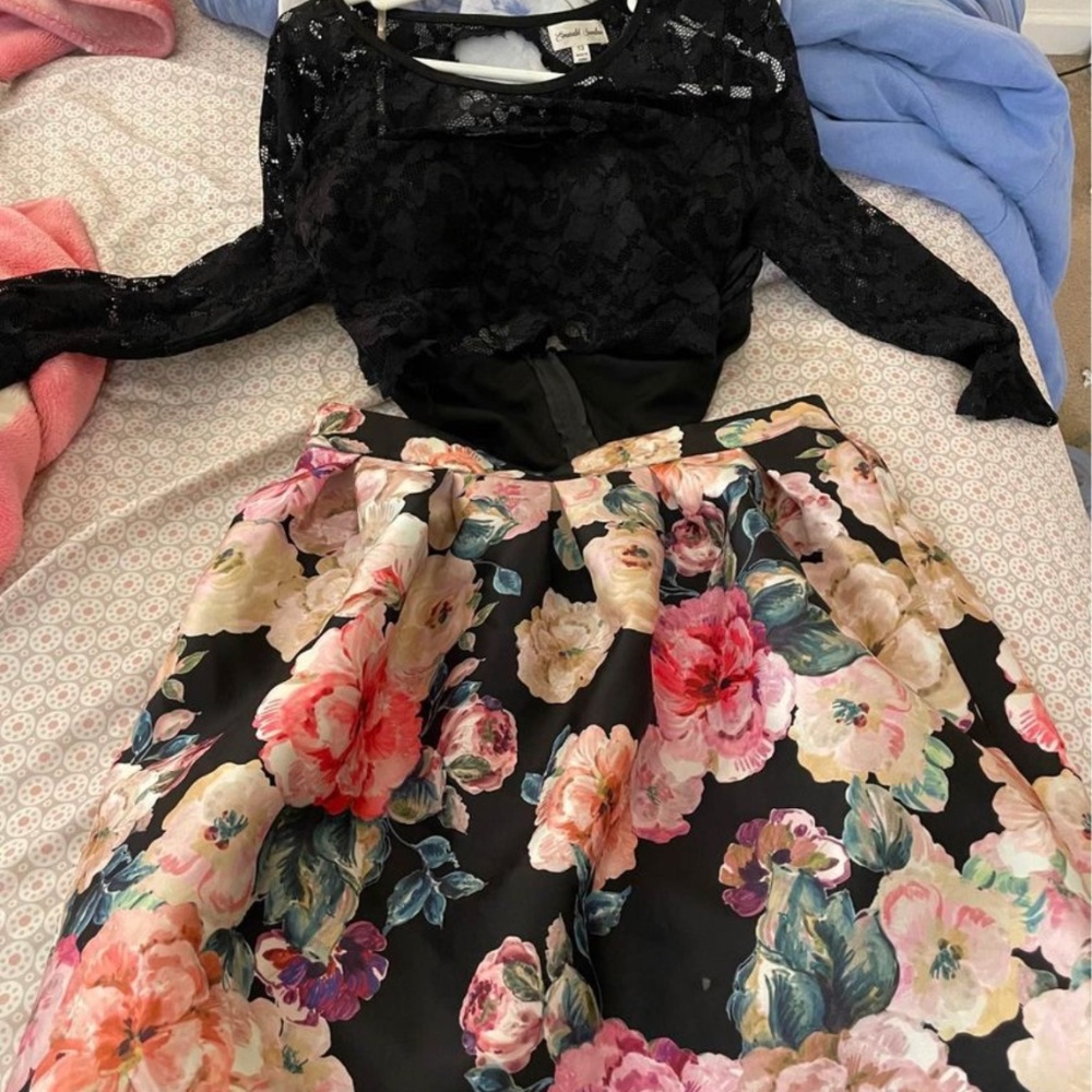 Two Piece Homecoming Dress